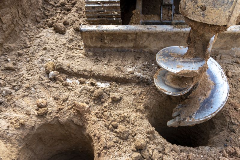 Helical Pile Screwing Process